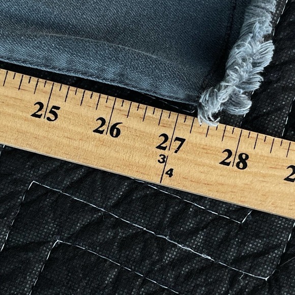 Lane Bryant Jeans Womens Plus Size 24 Gray Distressed Tulip Hem Mid Rise - Picture 11 of 11